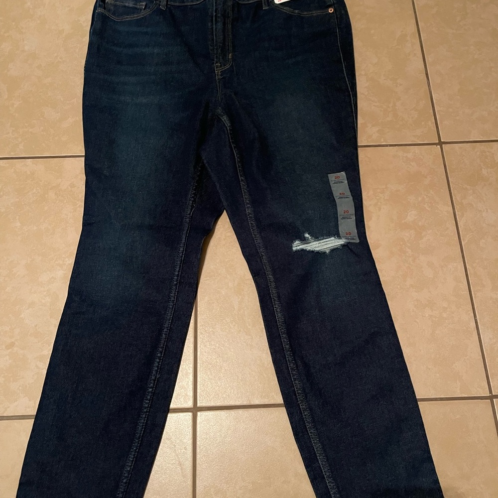 Old Navy Women's Deep Indigo Skinny Jeans